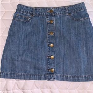 jean skirt